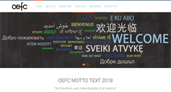 Desktop Screenshot of oefc.org.uk