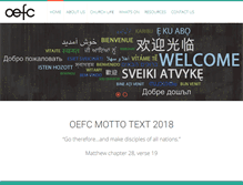 Tablet Screenshot of oefc.org.uk